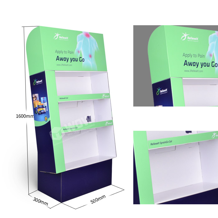 Pharmacy Display Stands with FSDU Unit and Product Display Karton