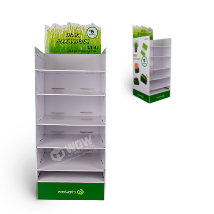 Cardboard Endcap Carpet Display Rack with Material POP Solutions