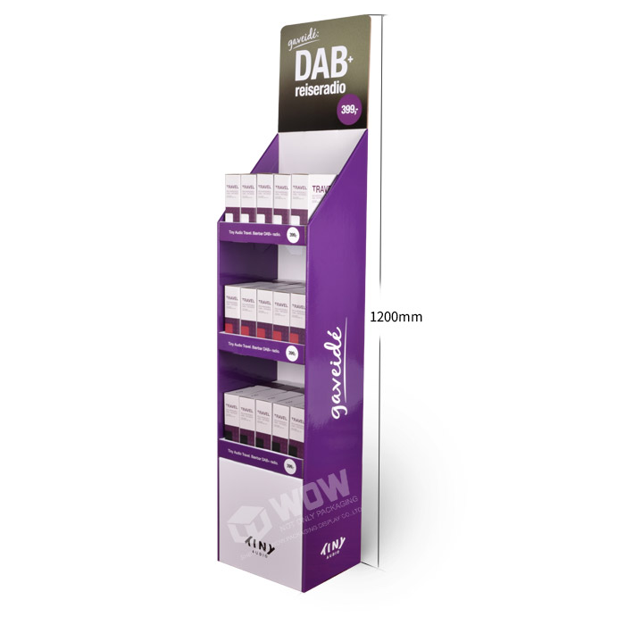 Cardboard FSDU Display Units for Retail Accessories and POS Stands