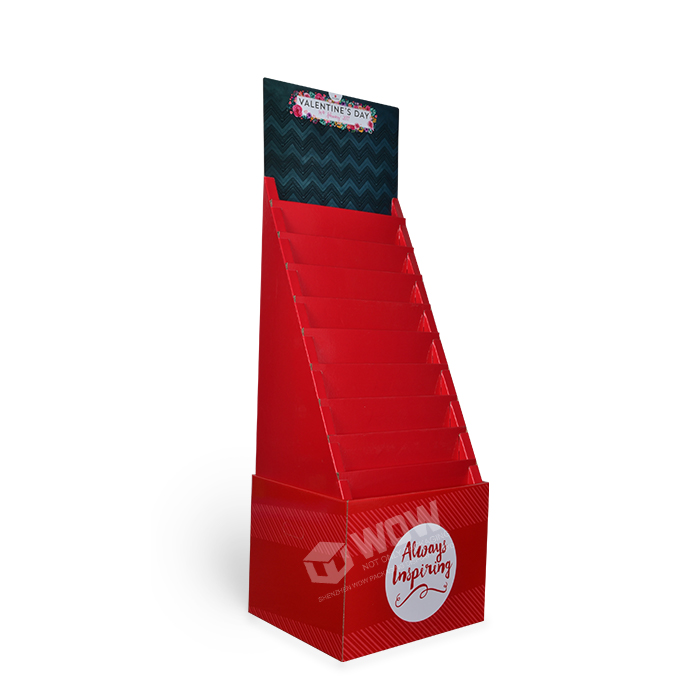 Greeting Card Floor Display Featuring Bespoke FSDU and Custom Point of Sale Displays from Cardboard Display China