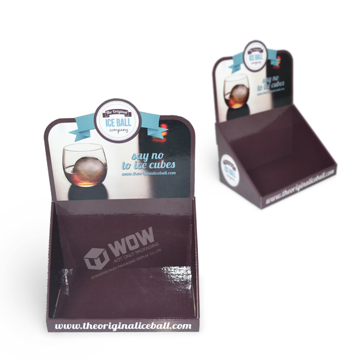 Cardboard Table Display for Wine Bottle with POS Displays