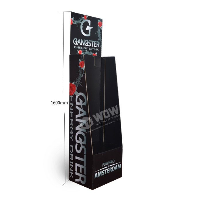 In-Store POP Displays for Monster Energy Drink with Cardboard Display Bins