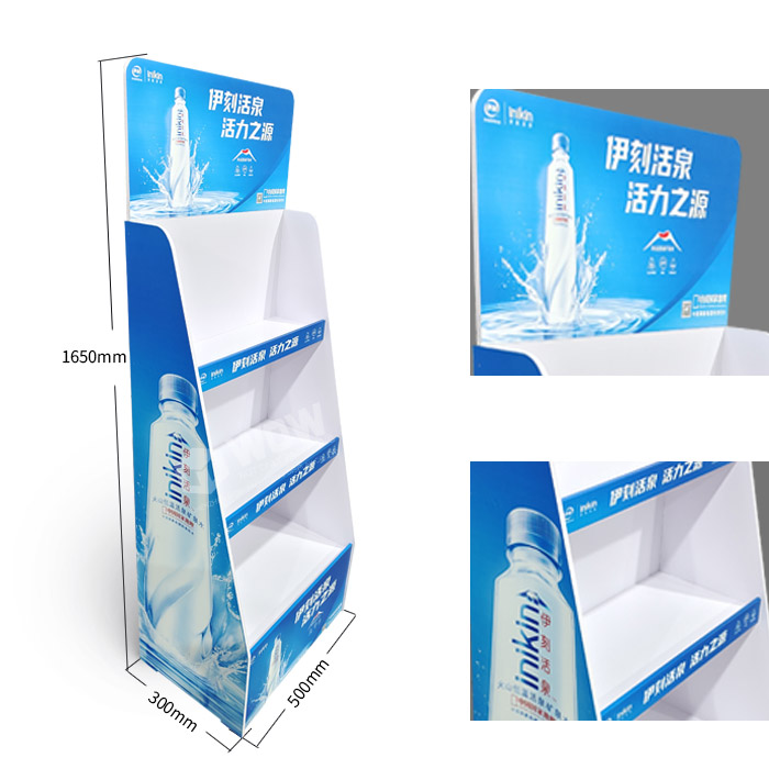 PVC Freestanding Display Rack for Soda Pop