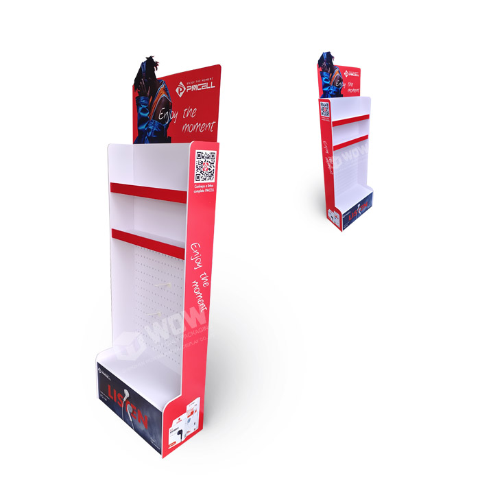 Plastic POP Displays for Earphone and Standing Pegboard Display