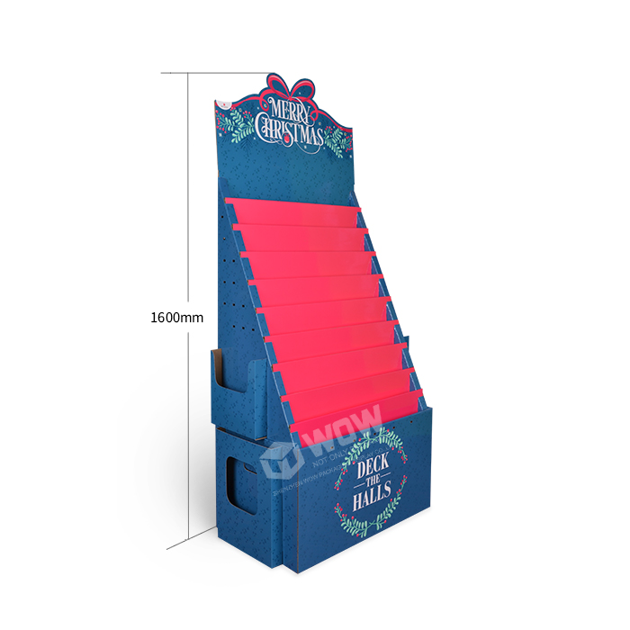 10-Tier Cardboard Greeting Card Display Stands from China