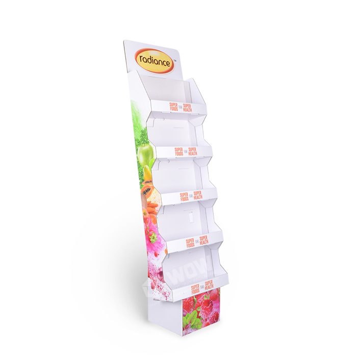 Candy Stand Display Featuring Cardboard Floor Displays with 5 Tiers and Cardboard Product Display Stand