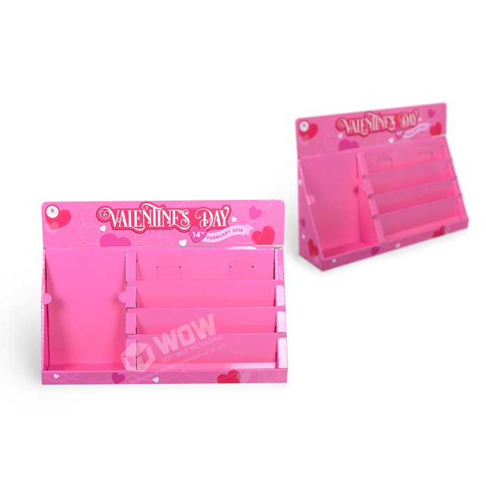 Greeting Card Holder Display with Point of Sale Printing, Countertop Peg Display, and CDU Display Unit