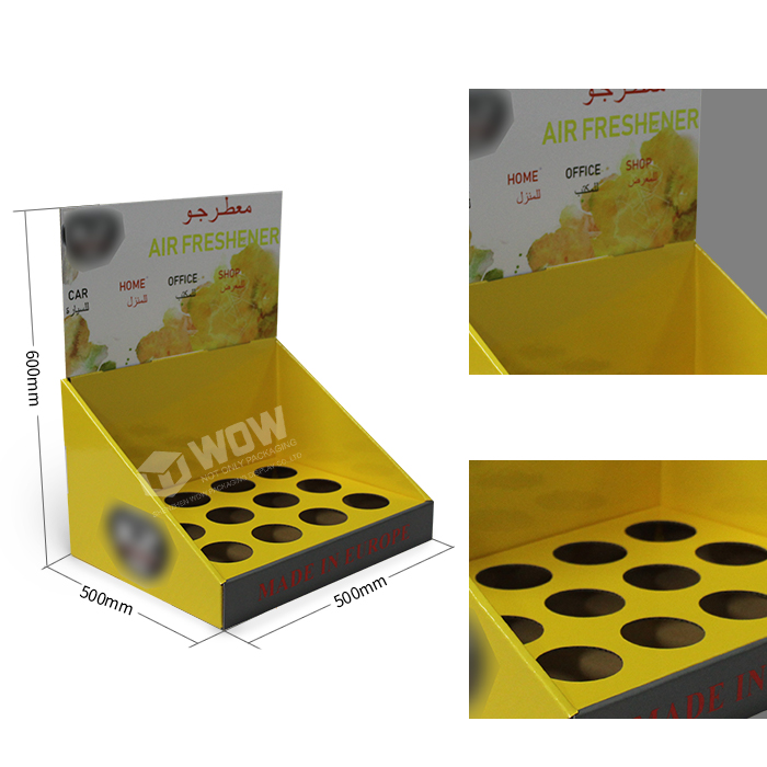 Tabletop Cardboard Display Stands for Car Accessories