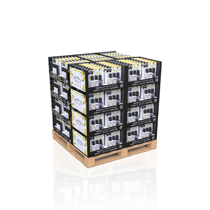Corrugated Pallet Cardboard Lip Balm Display for Costco