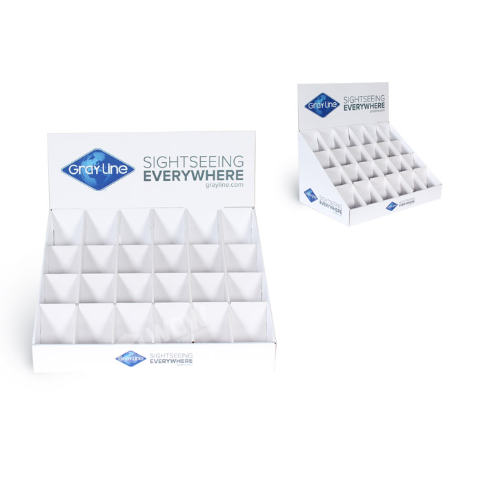 Cardboard Card Display Stands for Retail Point of Purchase and Tabletop Use