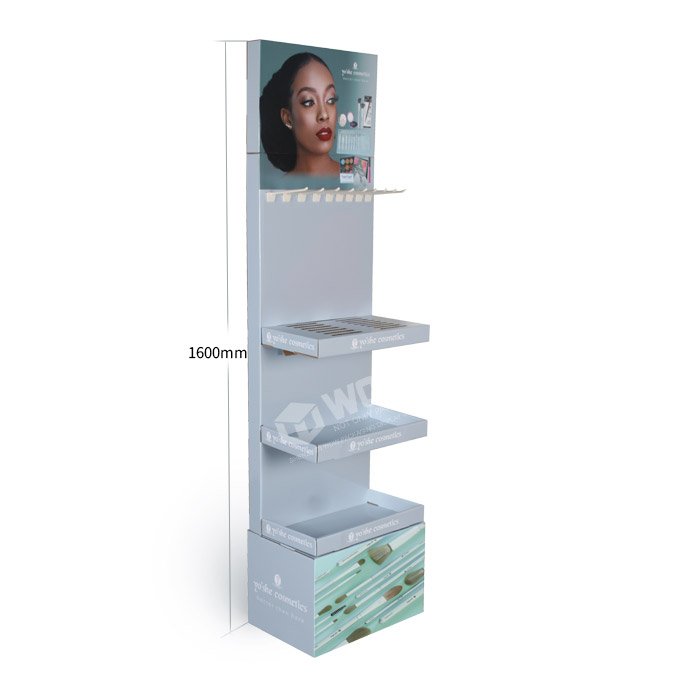 Creative Point of Sale Display with Cardboard Floor Stand by Cosmetic Display Stand Manufacturers