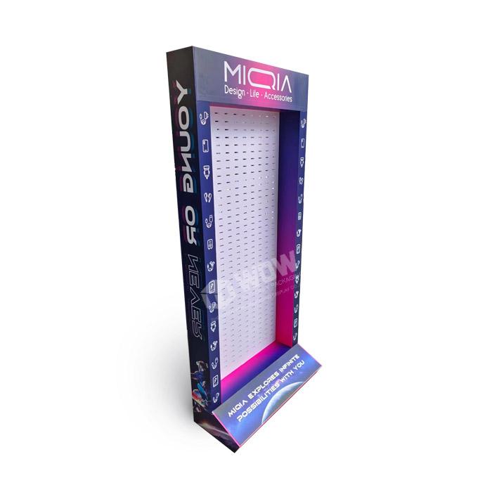 Custom Store Displays for Phone Accessories Featuring Point of Sale Hanging Displays and Custom Foam Board Displays