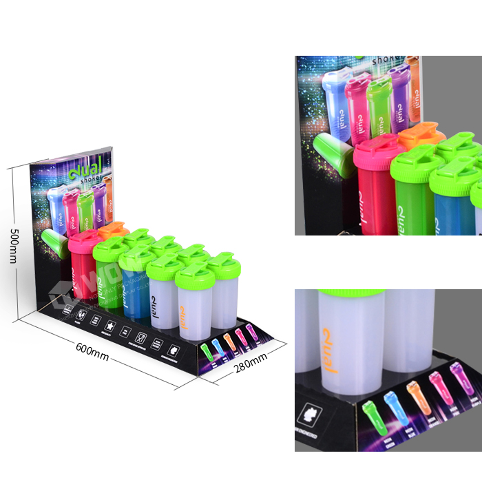 Cardboard Product Display and Counter POP Displays Featuring Cup and Saucer Display Shelf