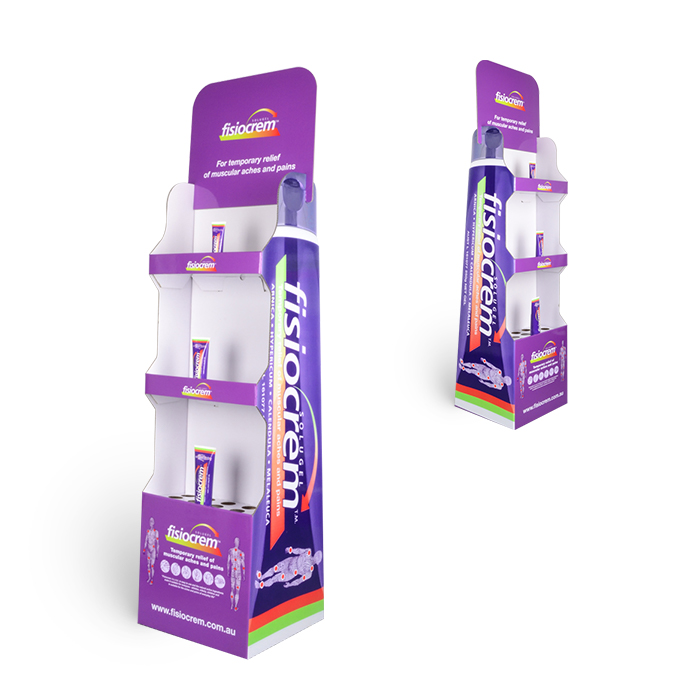 Custom Product Displays for Personal Care Featuring Cardboard Floor Stands for Eye-Catching Retail