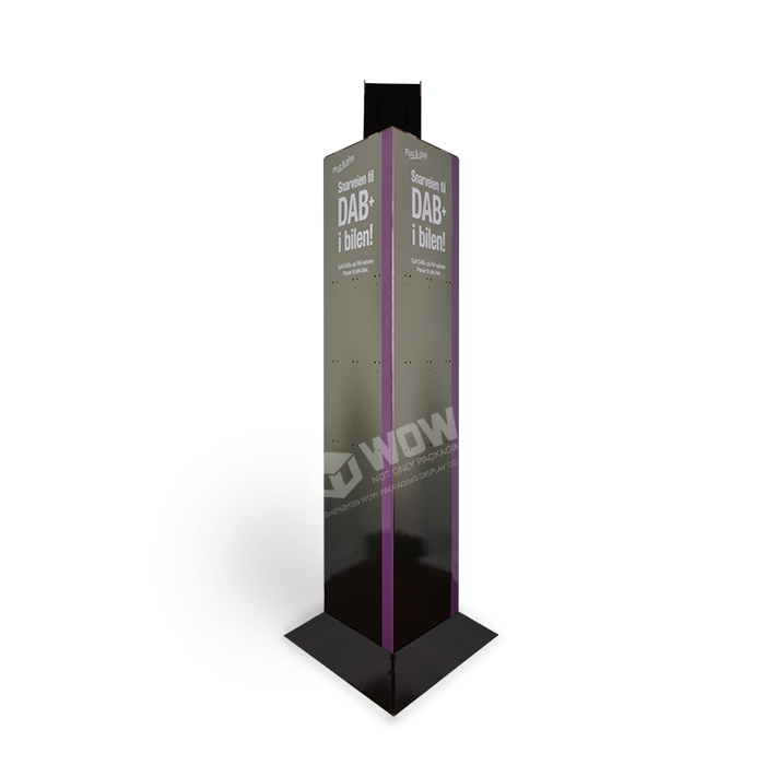 Rotating Cell Phone Accessories Display Rack with Cardboard Peg Display