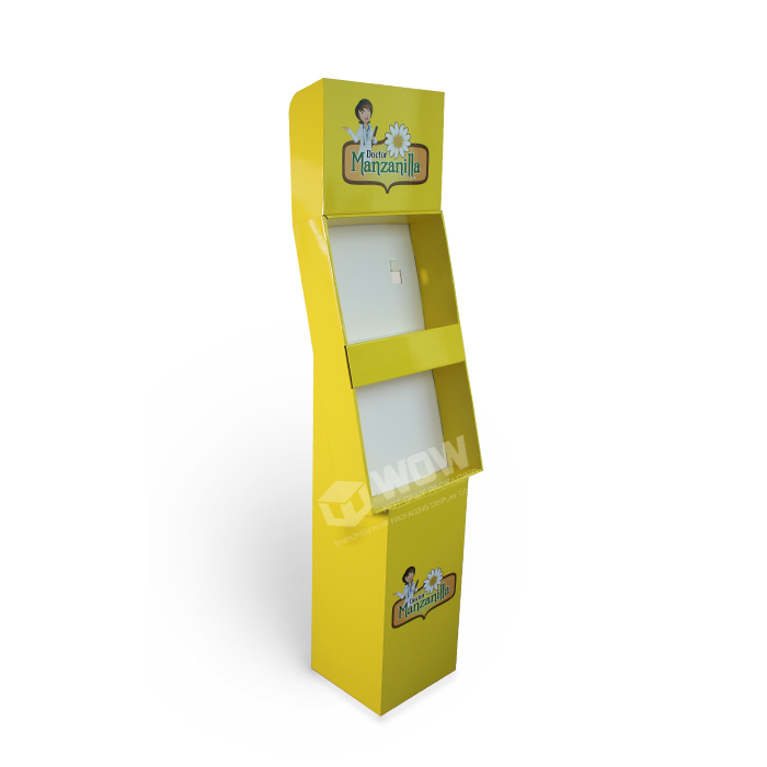 Cardboard Floor Honey Display Stand with Point of Sale Display