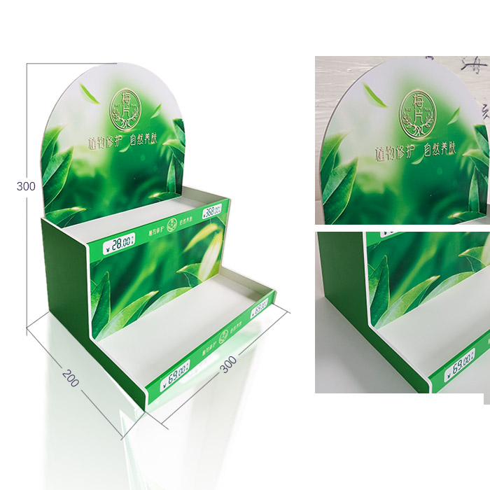 Tea Bag Display Rack with Custom Counter Top and PVC Display Stand