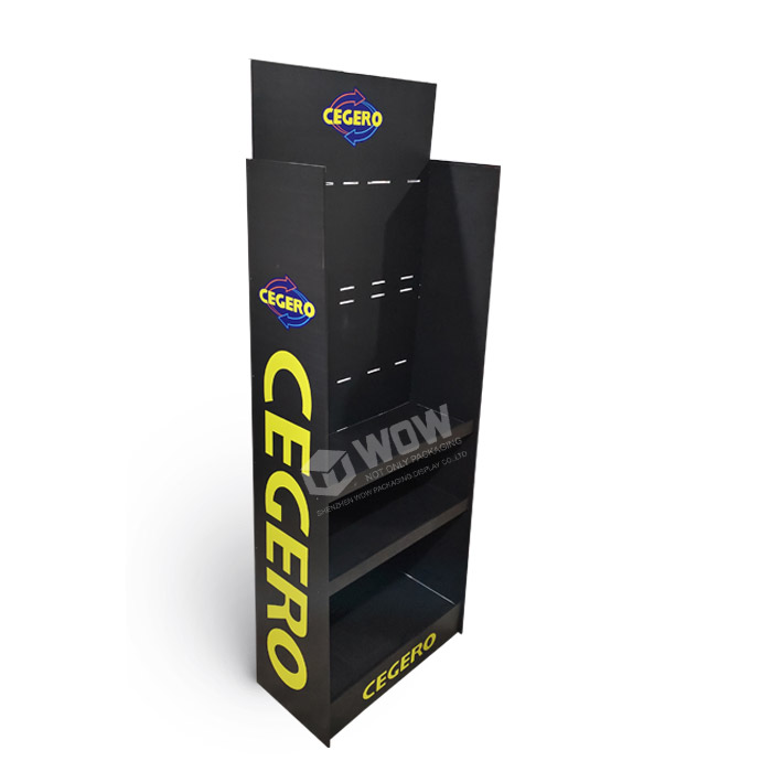 Retail Hanging Plastic Point of Sale Sports Display Rack