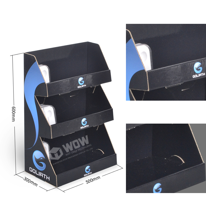 Paperboard Countertop Mobile Accessories Display Rack