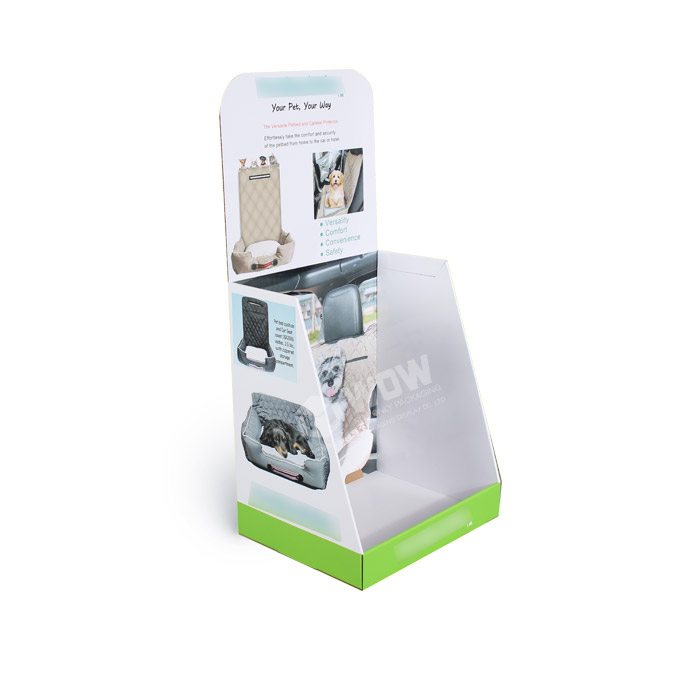 Cardboard Pet Shop Display Units with Pallet Dump Bin for Stand Making