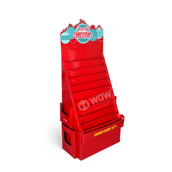 Cardboard Shop Displays and Floor Stand Display for Card Display Stand