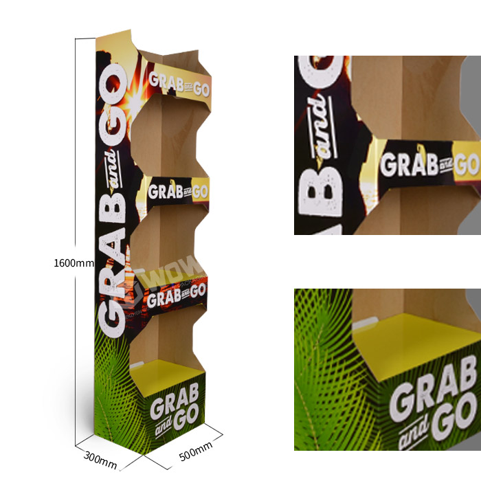 Point of Purchase Tobacco Display with Cardboard Sidekick Designs