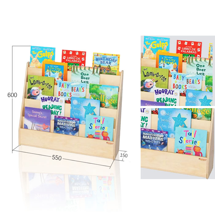 Countertop Card Display Stands with Wooden Tiered POS Units