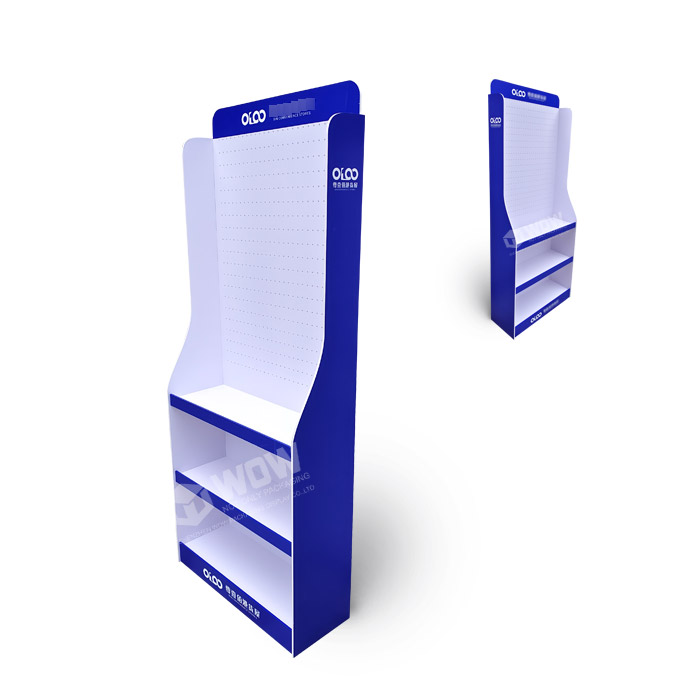 Hanging Mobile Accessories Display Rack with POP Floor Display and PVC Stand