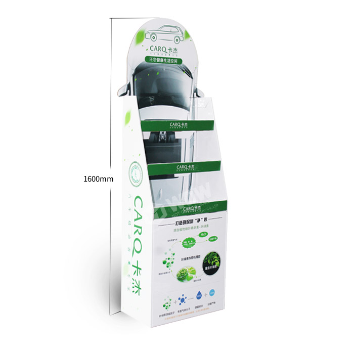 Corrugated Floor Standing Display Rack for Car Accessories