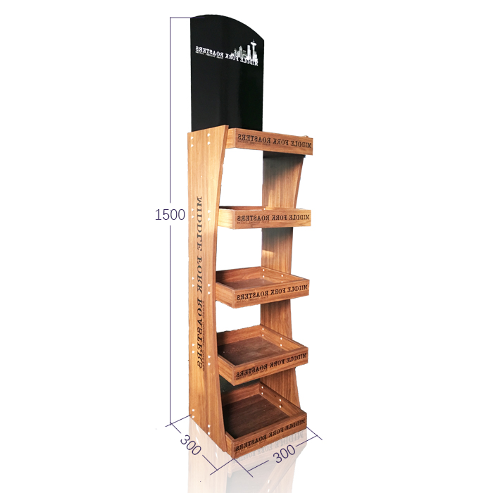 Custom FSDU Honey Display Stand with Wooden Display