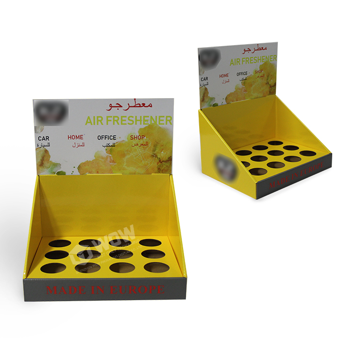 Tabletop Cardboard Display Stands for Car Accessories