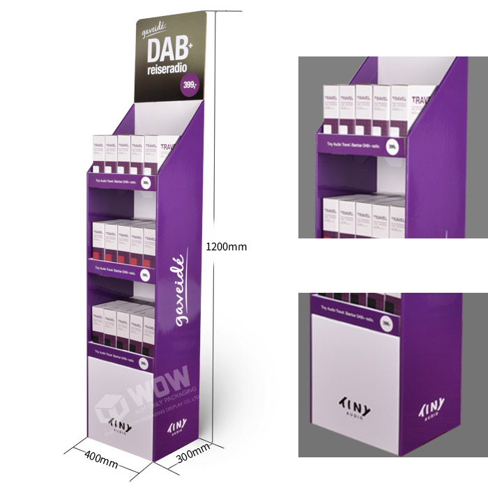 Cardboard FSDU Display Units for Retail Accessories and POS Stands