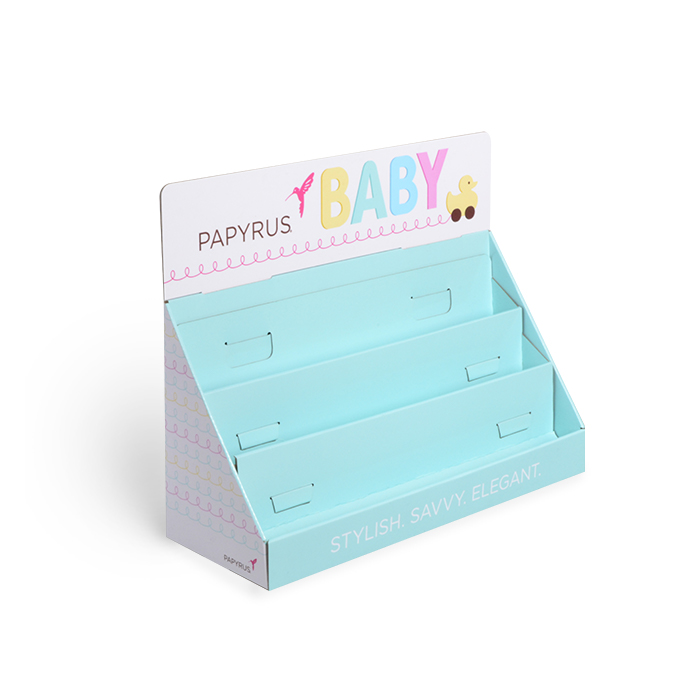 Custom Product Displays Featuring Retail Greeting Card Displays and Retail Countertop Displays with Corrugated Stands