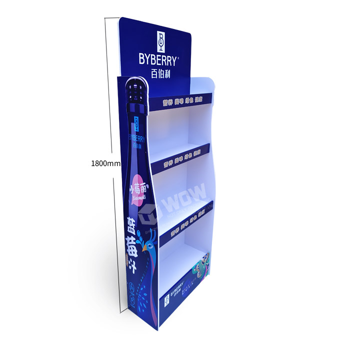 PVC FSDU Beverage Display Stand Unit