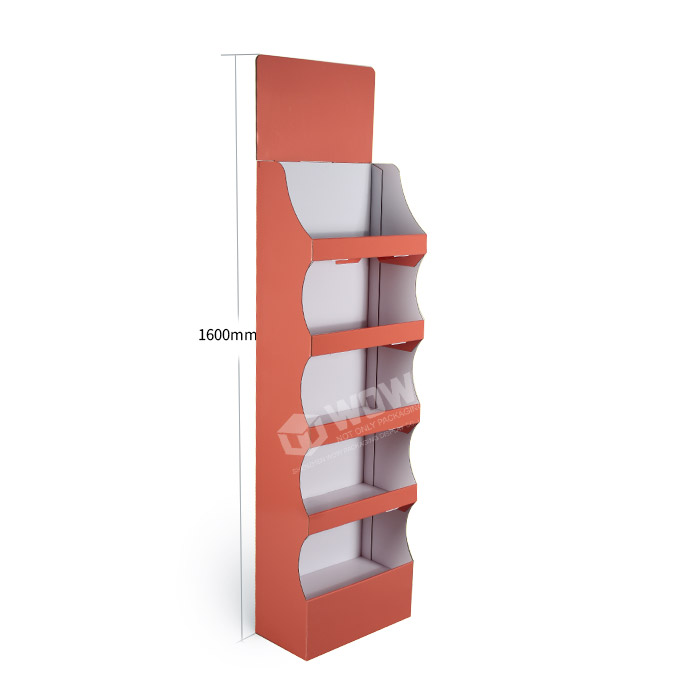Cardboard FSDU Potato Chip Display Stand for Effective POS Merchandising