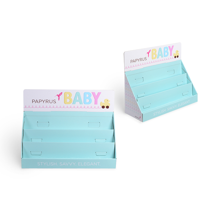 Custom Product Displays Featuring Retail Greeting Card Displays and Retail Countertop Displays with Corrugated Stands