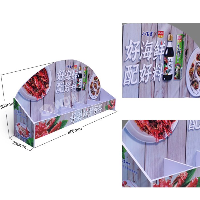 Plastic Display Racks for Custom PDQ Trays and Salt and Pepper Collection Display