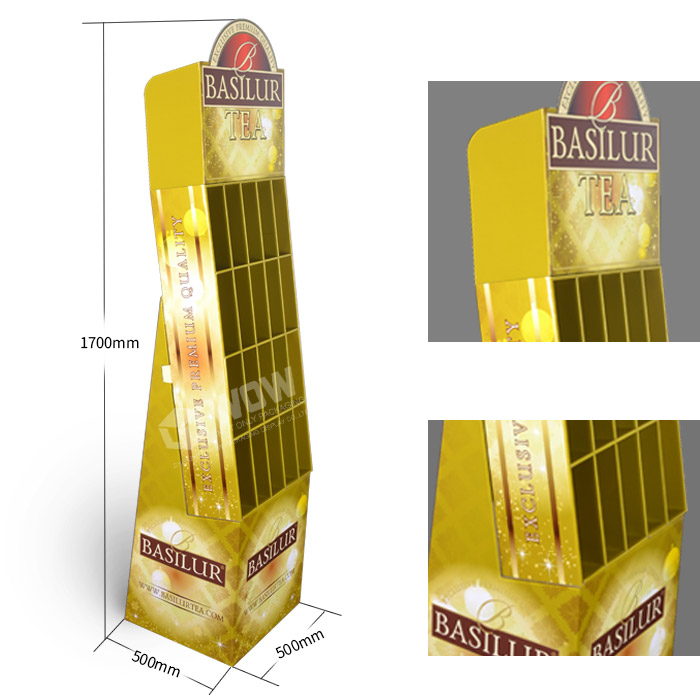 Best POP Displays for Cardboard Floor Standing Coffee and Tea Display