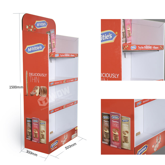 Innovative Cardboard Endcap Display for Cookie POP Displays
