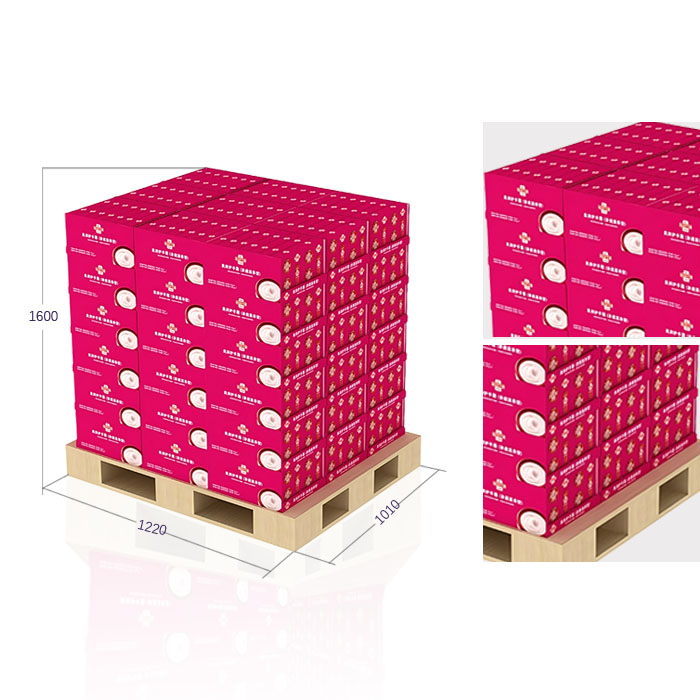 Corrugated Pallet Biscuit Display Stand for Walmart Store Displays