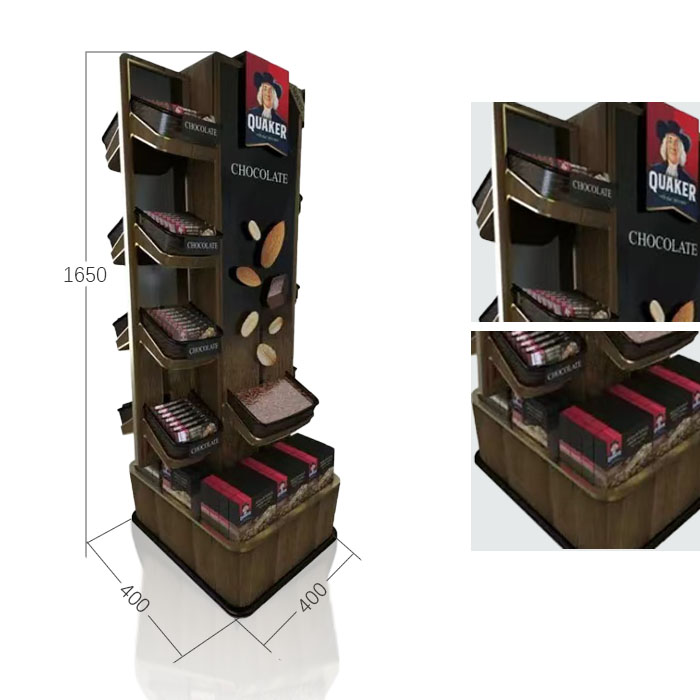 Chocolate Display Stands Designed for Floor Standing Use