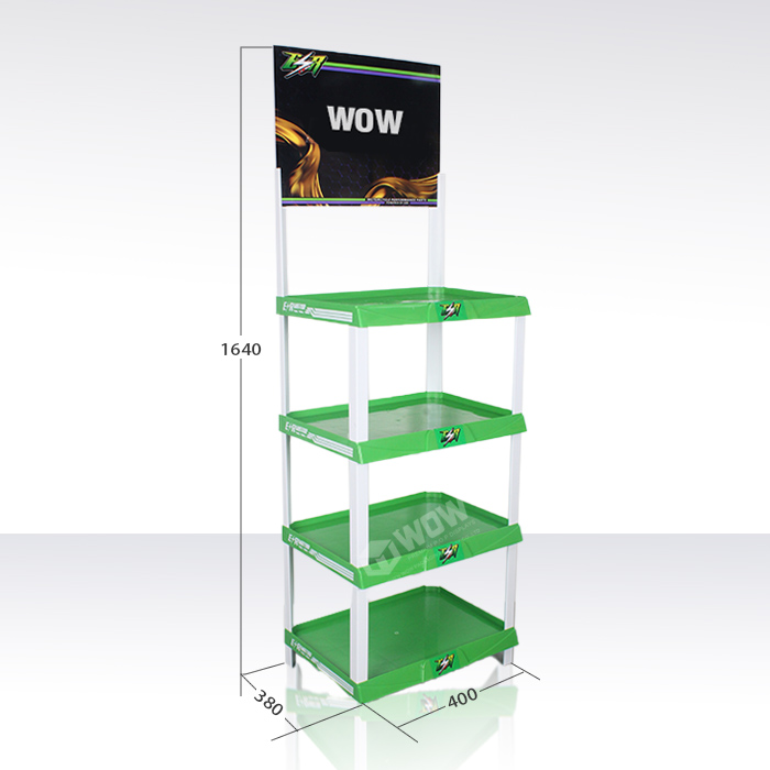 Lubricating Oil Display Stand Plastic Vacuum Formed Display