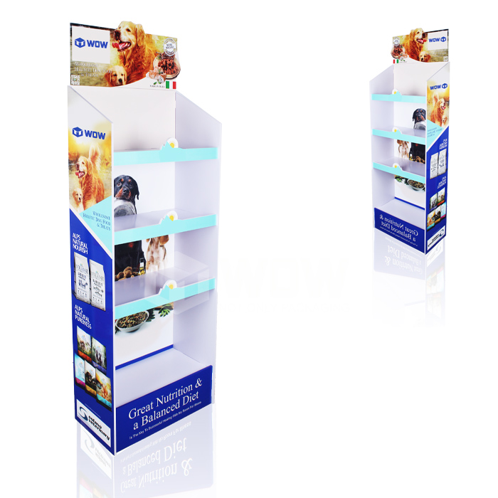 4-Tier PVC Pet Shop Display Rack