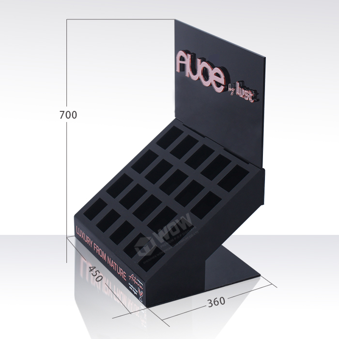Custom Countertop Acrylic Display Stand for Lip Balm
