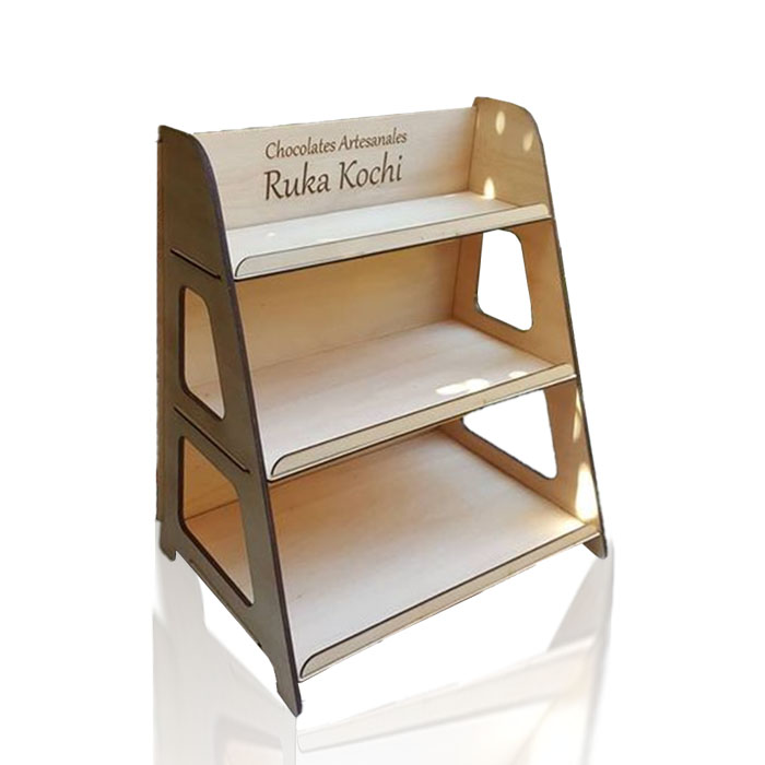 Chocolate Bar Display Rack for Retail Floor Use