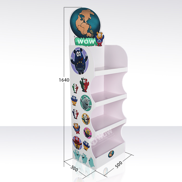Custom FSDU Plush Toy Plastic Display Stand for Retail