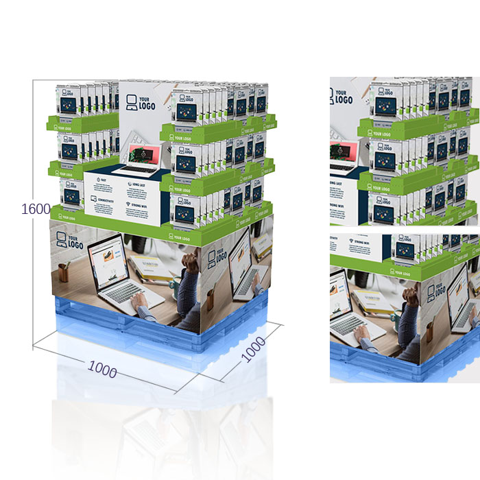 PDQ Pallet Mobile Phone Accessories Display Rack for Costco Kiosks