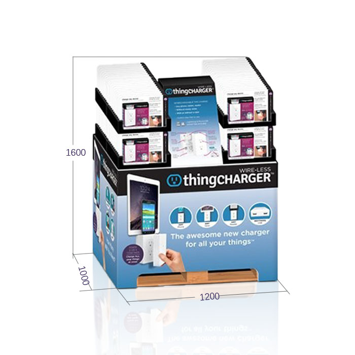 Cardboard Display Supplier for Power Bank on Sam's Club Pallet Store