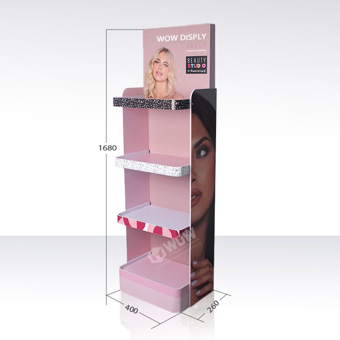 Custom FSDU PVC Cosmetic Display Stand