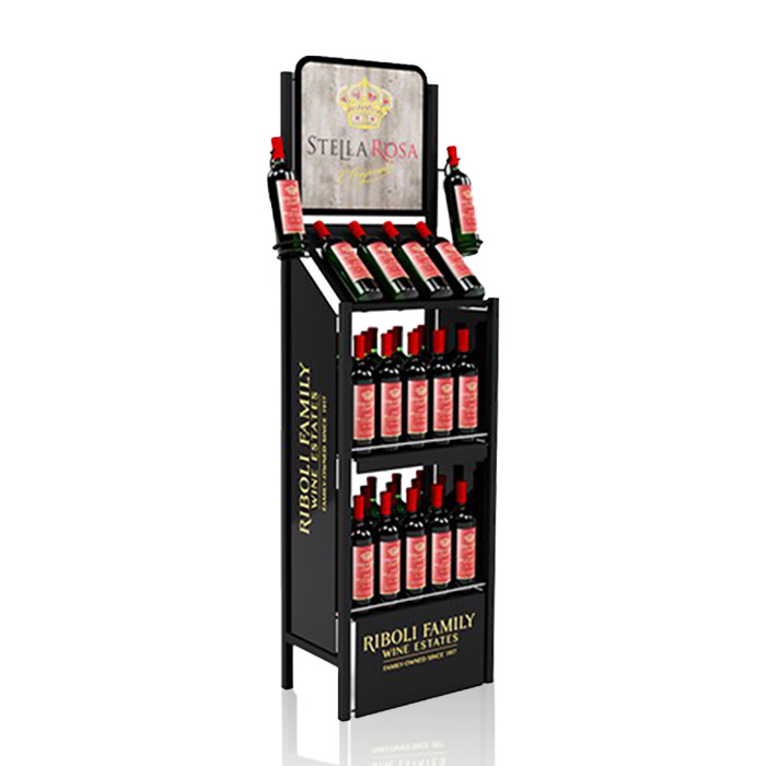Bespoke FSDU Wire Liquor Bottle Display Stand